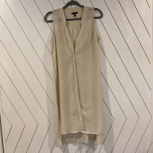 Cream Eileen Fisher tunic top S